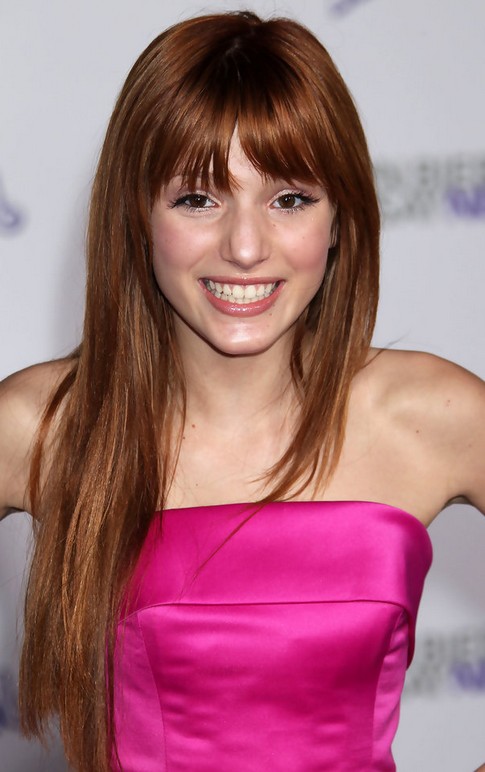 Bella Thorne Long Hairstyle: Straight Haircut