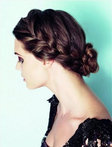 Braided Hairstyles for 2014 - Braided Crown and Bun