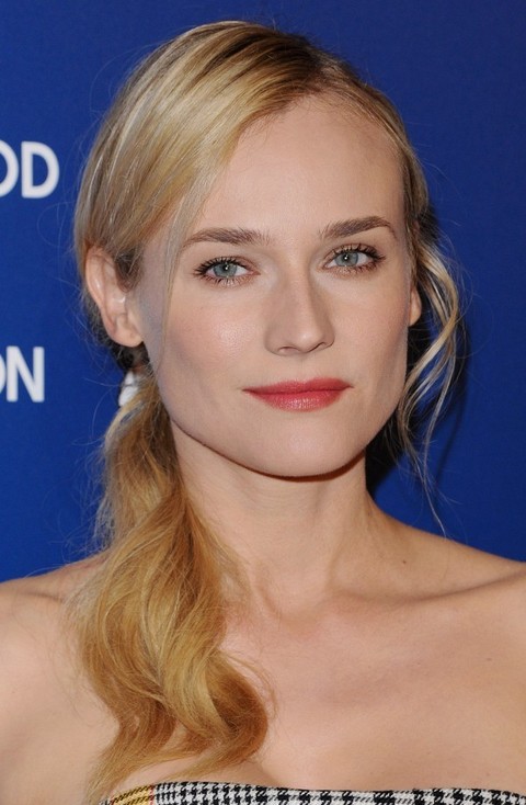 Diane Kruger Hairstyles: Sweet Ponytail