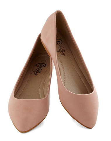 Defined the Scenes Ballerina Flat in Blush