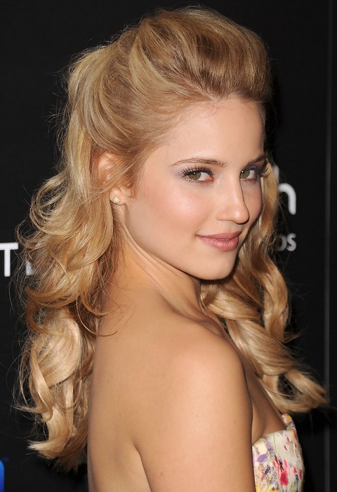 Dianna Agron Hairstyles: Soft Curls