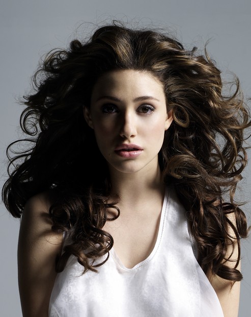 Emmy Rossum Long Hairstyle: Fluffy Hair