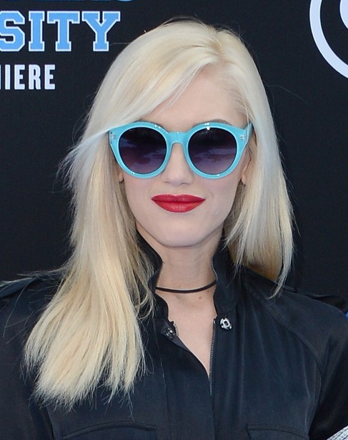 Gwen Stefani Long Hair style: 2014 Straight Hair for Glasses