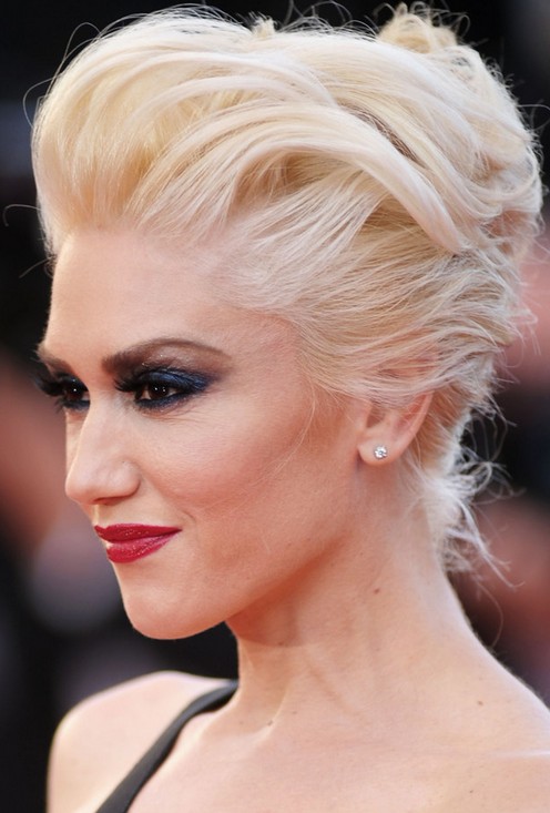 Gwen Stefani Long Hairstyle: French Twist for Women under 30