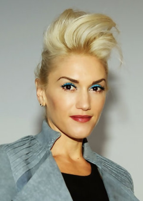 Gwen Stefani Long Hairstyle: Pompadour