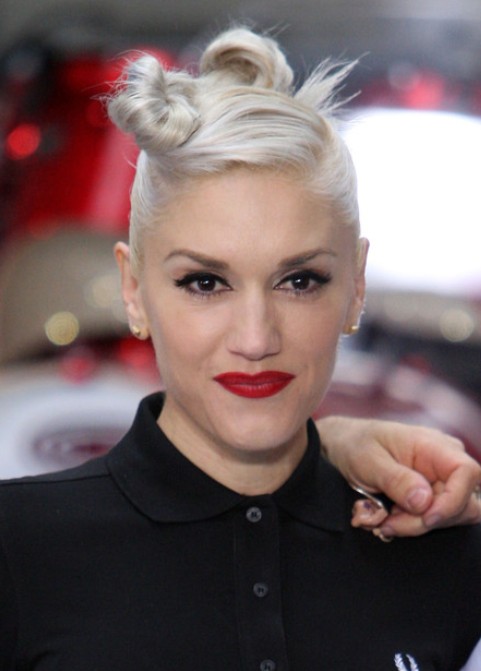 Gwen Stefani Long Hairstyle: Twisted Hair