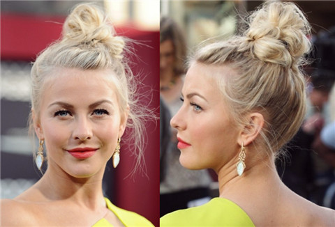 Julianne Hough Hairstyles: Interesting Hair Knot