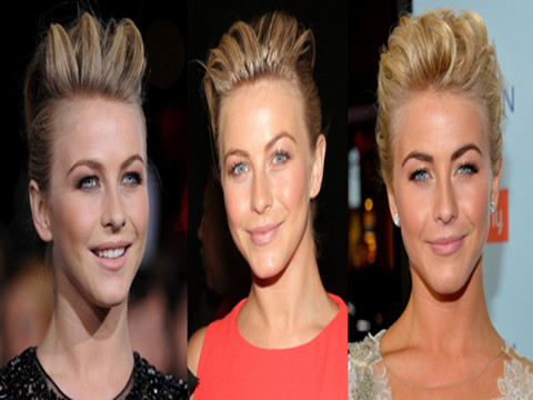 Julianne Hough Hairstyles: Pompadours