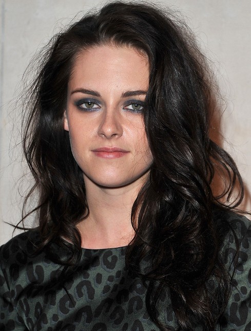 Kristen Stewart Long Hairstyle: Raven Curls