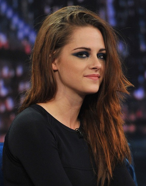 Kristen Stewart Long Hairstyle: Teased Locks