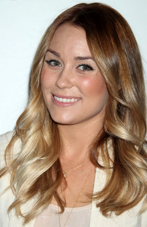 Lauren Conrad Hairstyles: Ombre Wavy Haircut