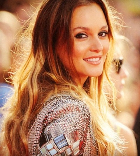 Leighton Meester Hairstyles: Sunny Hair