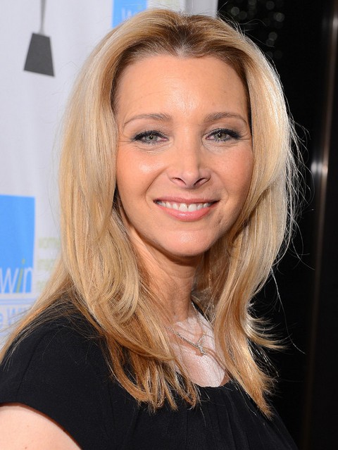 Lisa Kudrow Medium Length Hair style: 2014 Layered Haircut