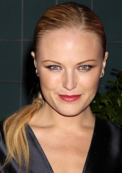 Malin Akerman Long Hairstyle: Braided Hairstyle without Bangs