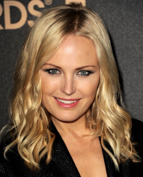 Malin Akerman Medium Hairstyle: Curly Ends