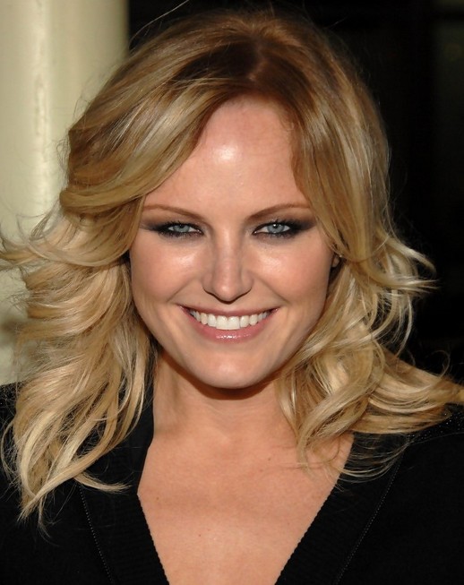 Malin Akerman Medium Hairstyle: Layered Haircut