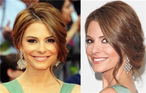 Maria Menounos Hairstyles: Loose Updo