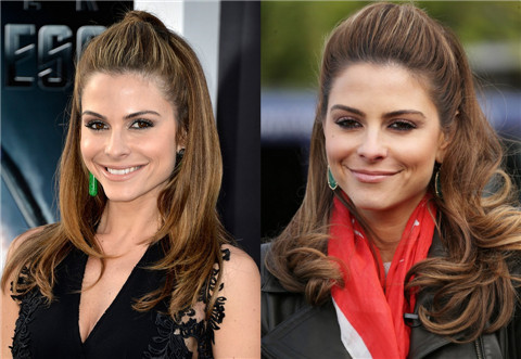 Maria Menounos Hairstyles: Trendy Half-up Half-down