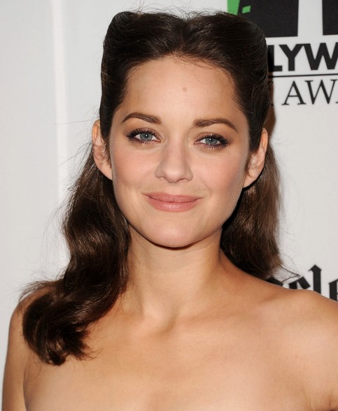 Marion Cotillard Long Hairstyle: Curls with Knots