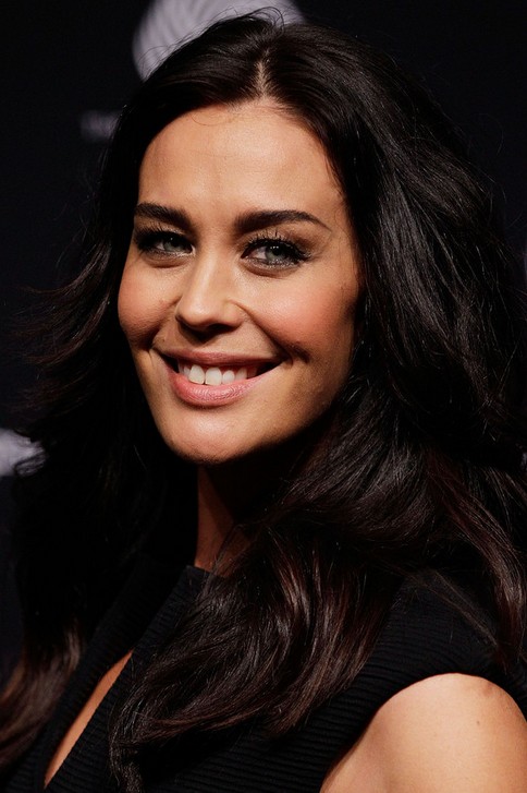 Megan Gale Long Hairstyle: Billowy Waves