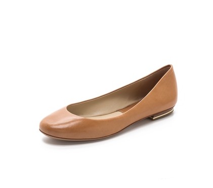 Michael Kors Collection Pippa Ballet Flats, brown