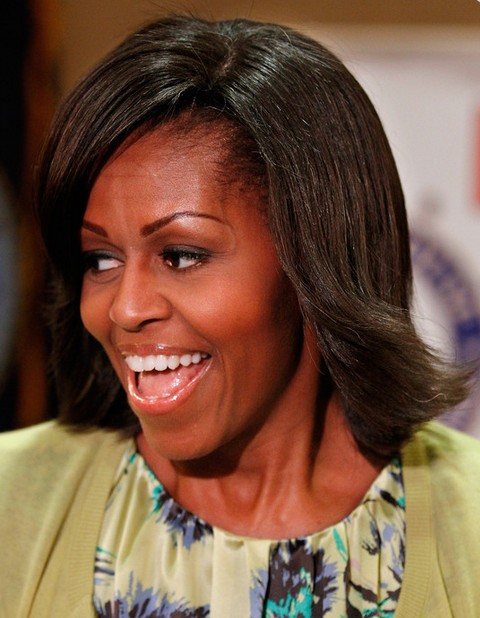 Top 15 Michelle Obama Hairstyles Pretty Designs