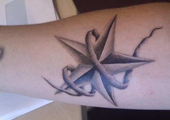 Nautical star tattoo designs