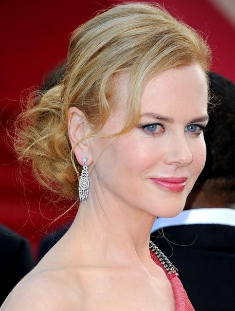 Nicole Kidman Long Hairstyle: Loose Bun