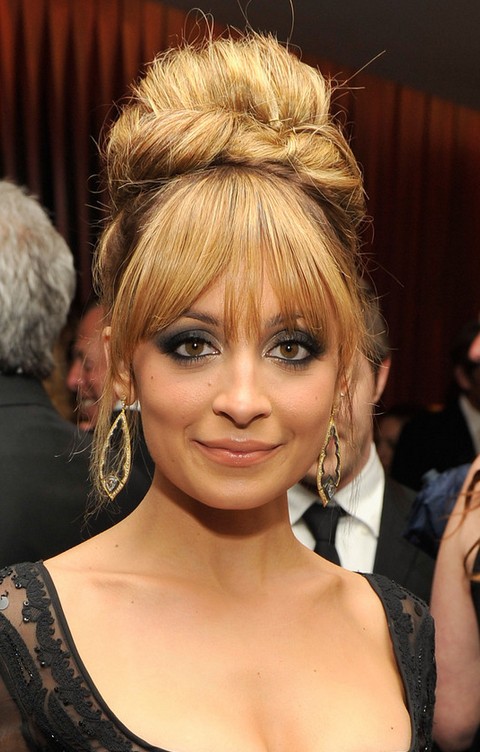 Nicole Richie Hairstyles: Bouffant Updo