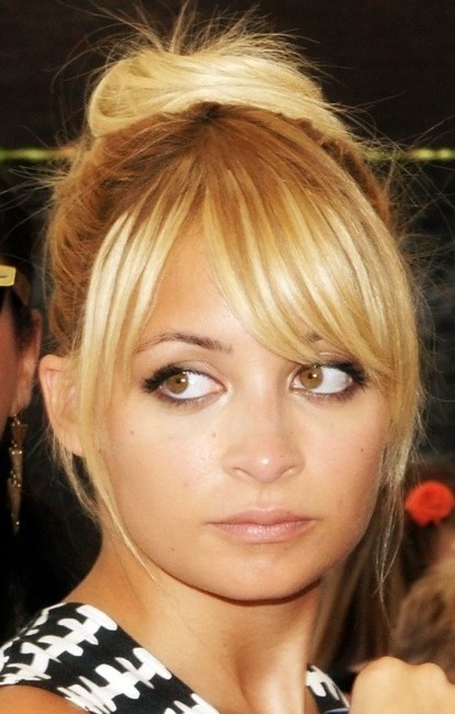 Nicole Richie Hairstyles: Cute Updo