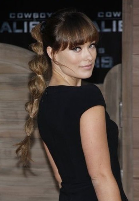 Olivia Wilde Hairstyles: Fantastic Ponytail