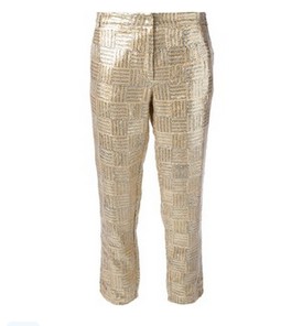 PAUL & JOE SISTER sequinned trouser, cream