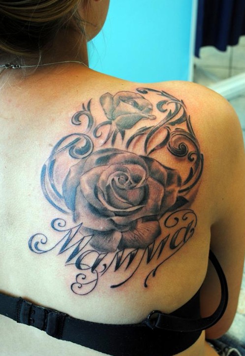 Roses Tattoo for Girl: Shoulder Tattoos