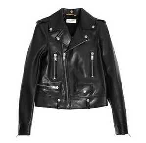 Saint Laurent Black Leather biker jacket