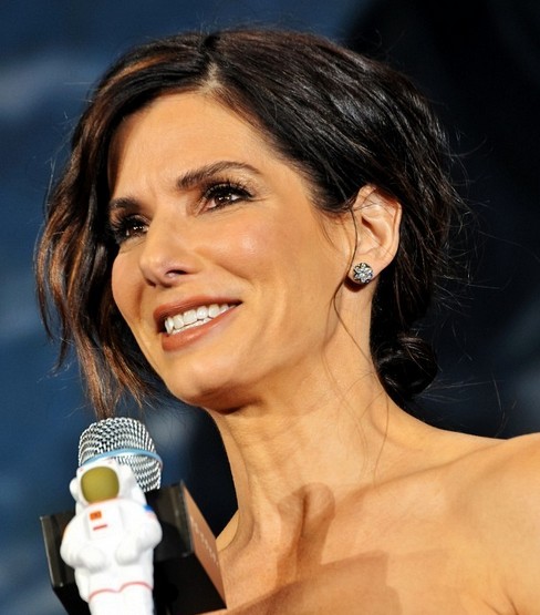 Sandra Bullock Updo: Chignon