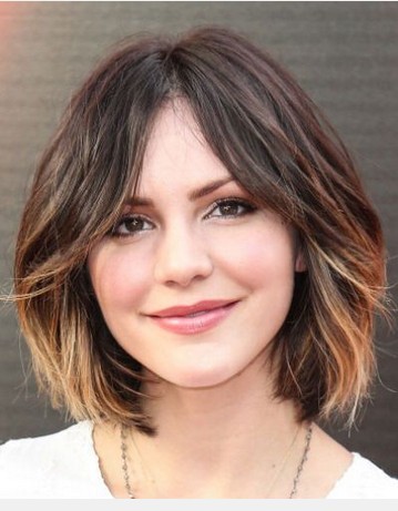 Short Bob Haircut for Mid-length Ombre Hair