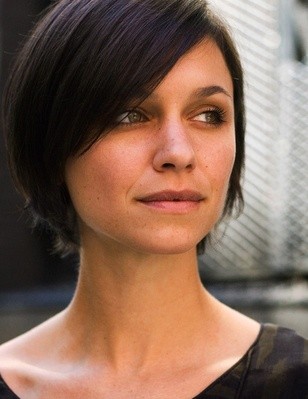 Short Hairstyles With Bangs Brunette