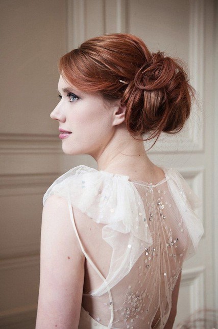 The Elegant Updo Hair for Bridesmaid Hairstyles