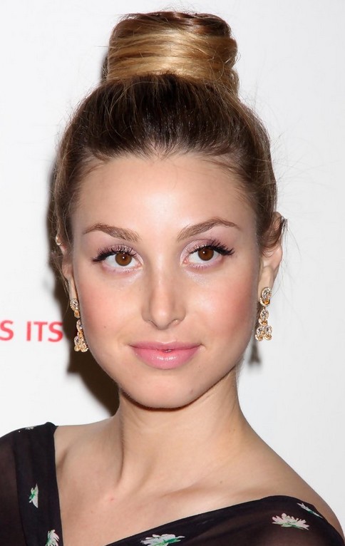 Whitney Port Updo: Elegant Bun