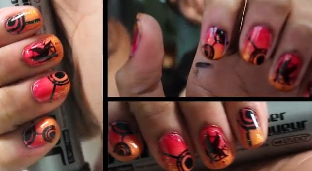 catching fire nail polish