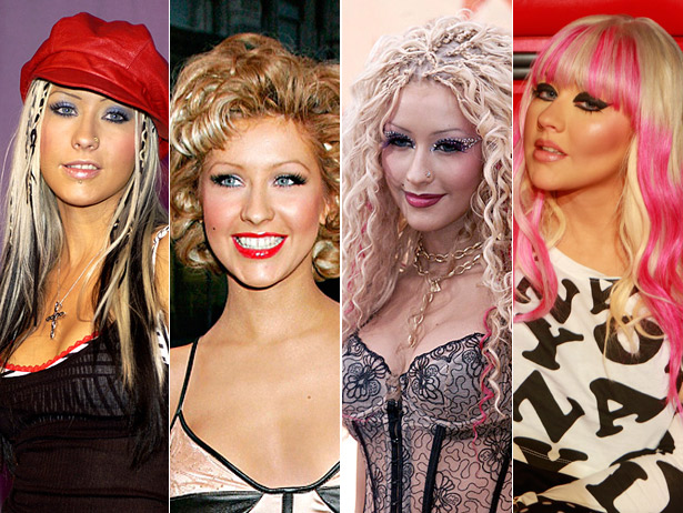 Christina Aguilera Hairstyles