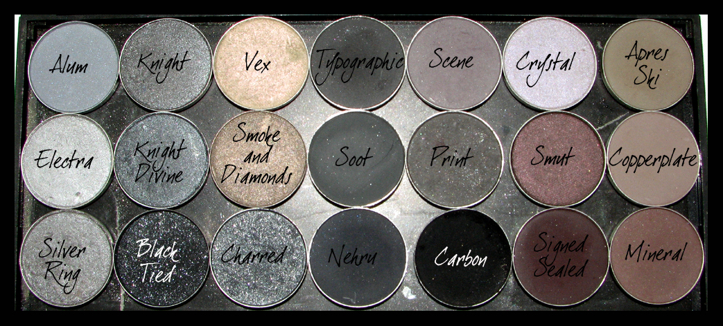 3 Types Of Makeup Palettes That You should Own: Black And Grey Makeup Palettes