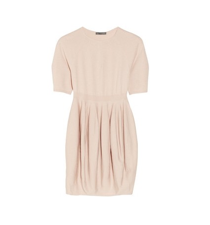 Alexander Mcqueen pastel pink flared cocktail dress