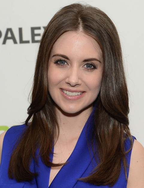 Alison Brie Long Hair style: 2014 Layered Hair 'do