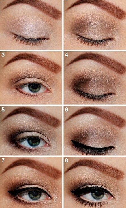 Smoky Eyes Makeup Tutorials: Smoky Brown