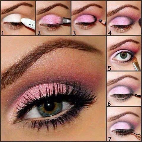 Smoky Eyes Makeup Tutorials: Smoky Pink