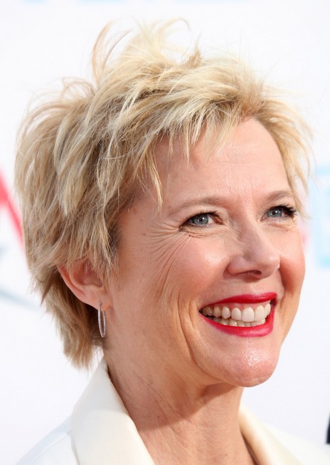 Annette Bening short haircuts for women over 50