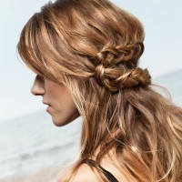 Loose Braided Hairstyles: Untidy Knot