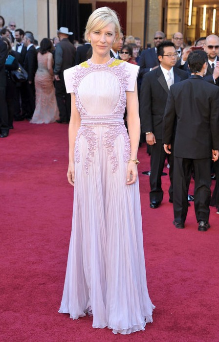 Cate Blanchett's Glamorous Style - Spectacular lilac column gown by Givenchy
