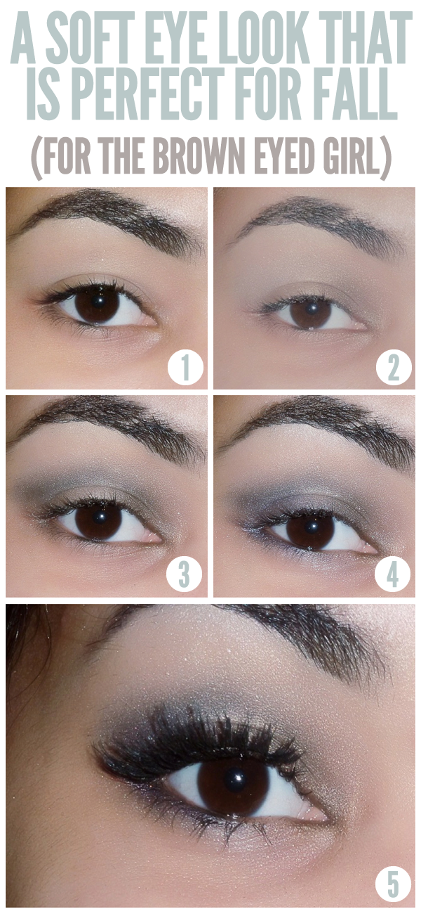 Creative Makeup Tutorials: Gray Eye Shadows
